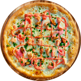 Піца з морепродуктами (32см, 470г)