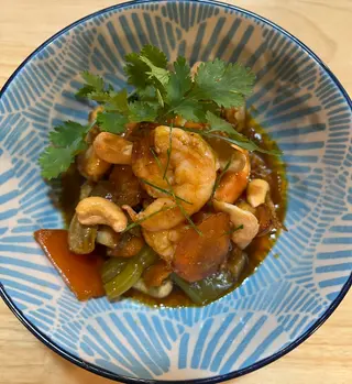 Langostinos Al Estilo Thai