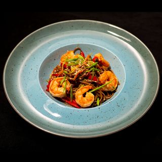 Локшина Соба з креветками (300г)