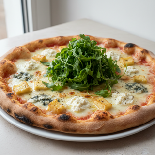 Pizza Quattro Formaggi mare