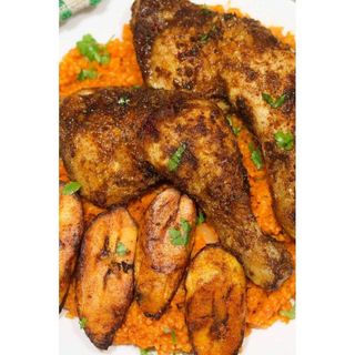 Suya Rice and Chicken Lap