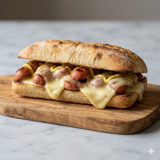 Wurstel, formaggio