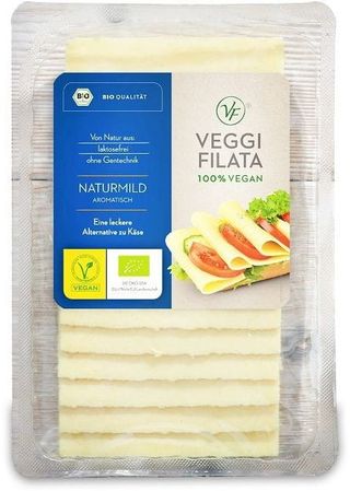 PRODUKT WEGAŃSKI A LA CHEESE PLASTRY BIO 150 g - VEGGI FILATA