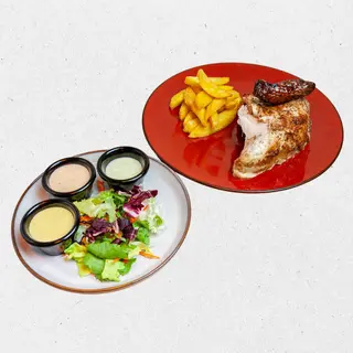 1/4 Pollo Al Carbón