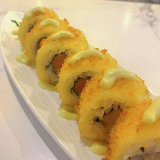 S46B.Rainbow Roll Futo Frito (8 Pzs.)