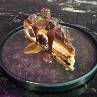 Caramel Brownie Cheesecake