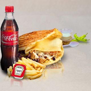 №3 КОМБО Кебаб Сырный куриный