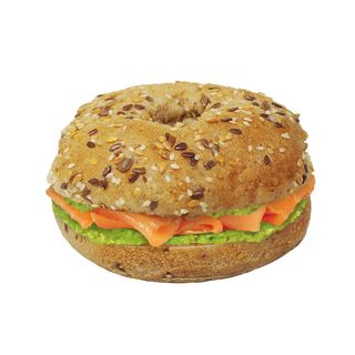 ბეიგელი ავოკადოთი და ორაგულით