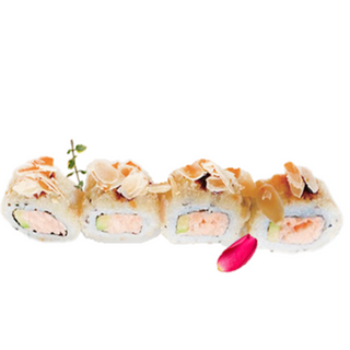 588 Uramaki tempura mandorle