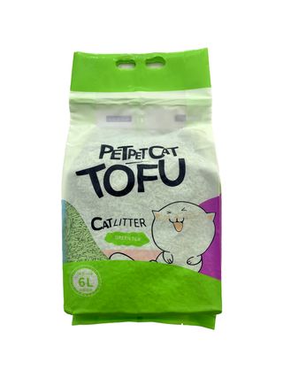 Tofu Cat Litter 2.5kg Green Tea | Тофу Наполнитель Зеленый Чай Av11