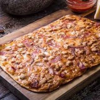 Pinsa Romana Bbq Premium, individual. 