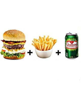 COMBO X TUDO + BATATA MÉDIA+ BEBIDAS