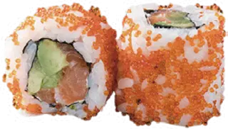 Uramaki Salmón Roll Con Masago (8 Pzs.)