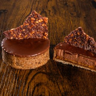 Tarta cu ciocolata si caramel Sugar Free LOWCARB/ KETO 110g