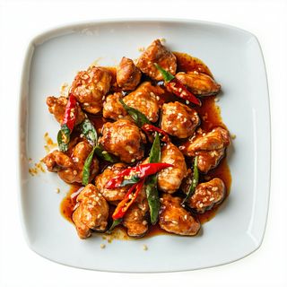 Pollo Con Guindillas