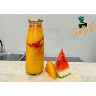 Mango and   Watermelon Juice Bottle