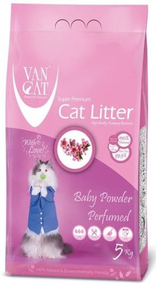 Van Cat Litter with baby powder (5kg)