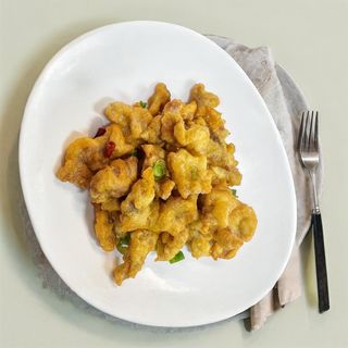 Oaie prajita cu piper negru