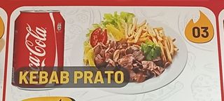 Kebab Prato Menu