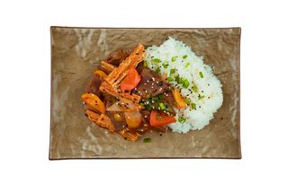 Мясо с овощами