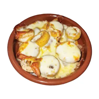 Champiñones Con Queso Sobre Ketsi (250 G.)