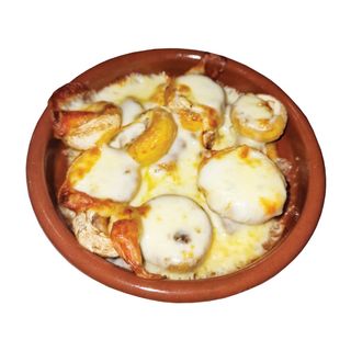 Champiñones Con Queso Sobre Ketsi (250 G.)