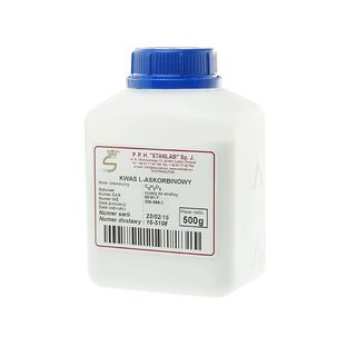 Kwas L-askorbinowy witamina C CZDA 500g STANLAB