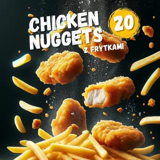 CHICKEN NUGGETS  Z FRYTKAMI