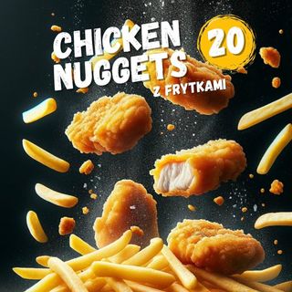Chicken nuggets z frytkami