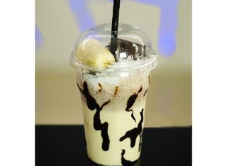 Milkshake cu banană și Nutella 