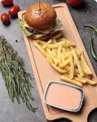 Бургер с сыром