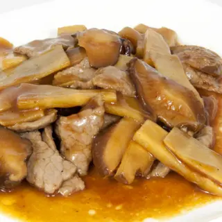 44 Vitello con funghi alla piastra