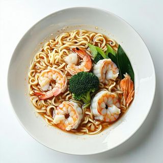 B10. Ramen saltato con frutti di mare