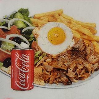 Kebab no Prato Individual 