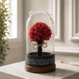 Árbol De La Vida Rojo (Amor)
