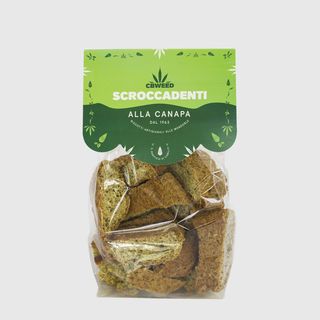 Scroccadenti slatki keksi s brašnom od konoplje i bademima