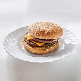 Panino twin cheeseburger