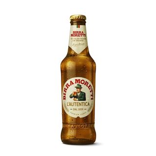 Birra Moretti Cerveza Italiana Rubia Botella 330 ml