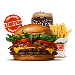 King's Whiskey Double Beef Meal