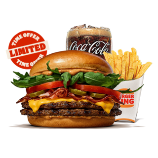 King's Whiskey Double Beef Meal