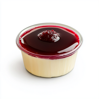 Panna cotta fruit rouge