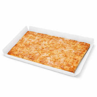 Coca de Chicharrones Mediana en caja (Piñones)