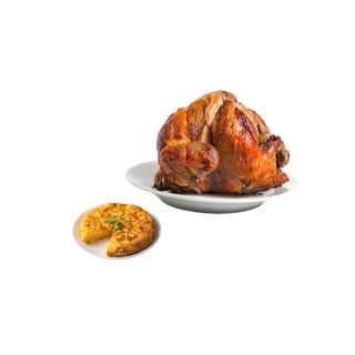 Tortilla patatas + 1/4 Pollo al Horno