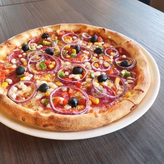 Pizza Bianca Mortadela 30cm