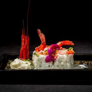 903. Red shrimp roll-4 pezzi