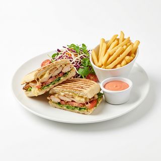 The Hangout Steak and Cheese Sandwich