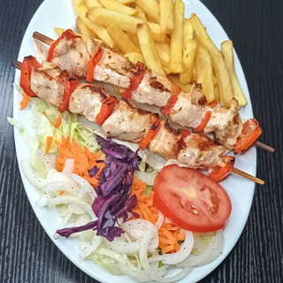 Brochetas de pollo
