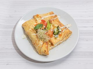 Z łososiem wędzonym