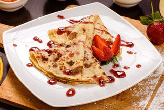 Clătite cu dulceață