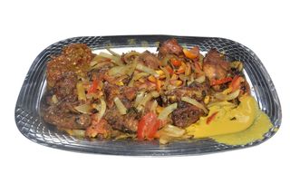 1/2 Poulet Condiments avec pain